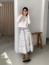 CARROT BUTTON FULL SKIRT (2C)