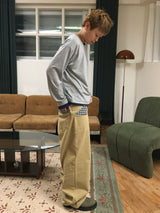 Basic Layered Long Sleeve T-Shirt(4c)
