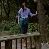 Nordic knit Cardigan_Violet