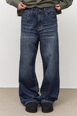 Flush Wide Washed Denim