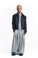 Super Mega Balloon Two-Tuck Sweatpants - Grey