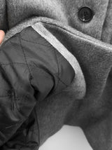 Mezz High Neck Wool Half Coat