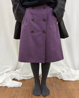 Hazy Button Skirt (2colors)