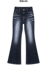 Jones Vintage Washed Wide Jeans