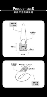 “SHIBURA” Y2k Mirror Handbag