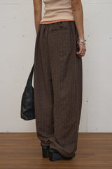 Under Lace Banding Pants (Brown)