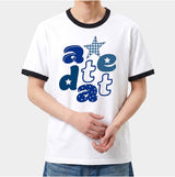 エッセンシャルスタンダード半袖リンガーTシャツ アルファアップリケ ホワイト