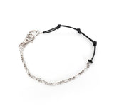 Ant leather layered bracelet