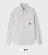  Lime Vintage Fairwork Patch Overfit Long Sleeve Shirt