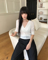 Hanna V-Neck 5-Sleeve T-Shirt