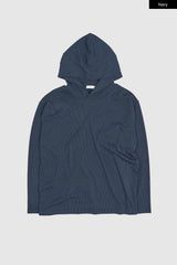 Grave stretch rib hoodie