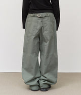 キャストコットンステッチのワイドパンツ