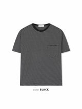 ナイス ストライプド ポケット トップ