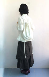 コットンフレアシャーリングシャツ