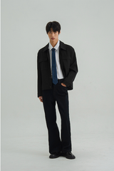 ウールタッチソリッドスリムフィットタイ (オート/マニュアル) – 3 Colors