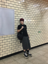 ストックセミクロップ ショートスリーブTシャツ4C