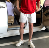 Liu Washing Cotton Banding Shorts
