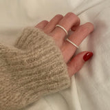 (silver925) Waterdrop cubic ring *silver