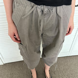 RIGHE CARGO HALF PANTS LIGHT BROWN