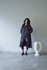 PURE-WOOL 90 Y ZIP-UP JACKET (Charcoal)