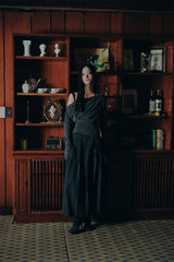 レイヤープリーツスカート charcoal