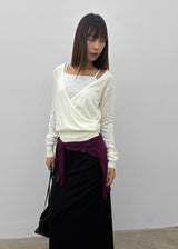 [MADE] Kriang V-neck Wrap Knit