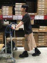 ヴィエンヌ ベルティング カーゴ バミューダ パンツ 3C