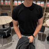 ASCLO ラグランマッスルフィット半袖Tシャツ (3color)