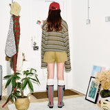 Striped Cat Ear Hoodie
