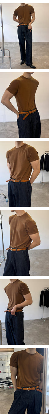 [S/S] Bonding muscle half knit ta-shirts(10color)