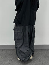 linen balloon cargo pants