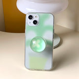 ラッキーフラワーポットフォーンケーススマホグリップセット