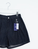 Cozy Nonfade Pintuck Back Banding Short Pants
