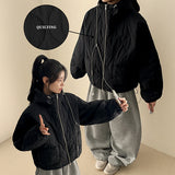 Tez Quilting Boxy Hoodie Lightweight Padding