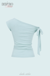 Muse Ribbon One Shoulder Top