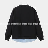 フォールドレイヤードスウェットシャツ (2 colors)