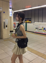 Nabo Pocket Shirring Balloon Mini Skirt