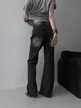 cat brush wide denim