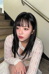 [Twice Jeongyeon] Layered white pearl ring
