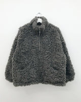 Boucle Half-Neck Zip-Up (2 Colors)