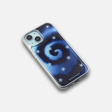 HYPNOTIC STAR CASE_NAVY (silver epoxy)