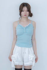 studs ribbon camisole(mint)