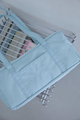 compact duffle bag (sky blue)