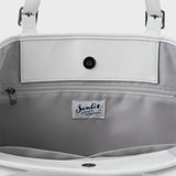 Glossy Buckle Bag (White)