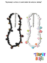 Natural Agate Ball Necklace-02