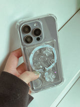 Milky Way Silver Star Resin Macafe Card Wallet
