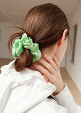 ウェーブパールサテンシュシュ_Light Green