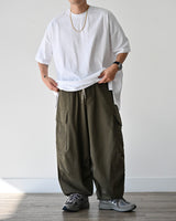 SIO WIDE CARGO PANTS KHK 