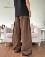 Side Snap Nylon Balloon Pants