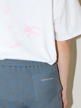 STRIPE JERSEY SHORTS (BLUE)